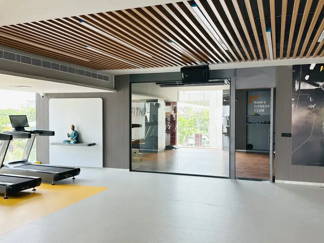 The main training floor at Ram's Fitness Club Iconic